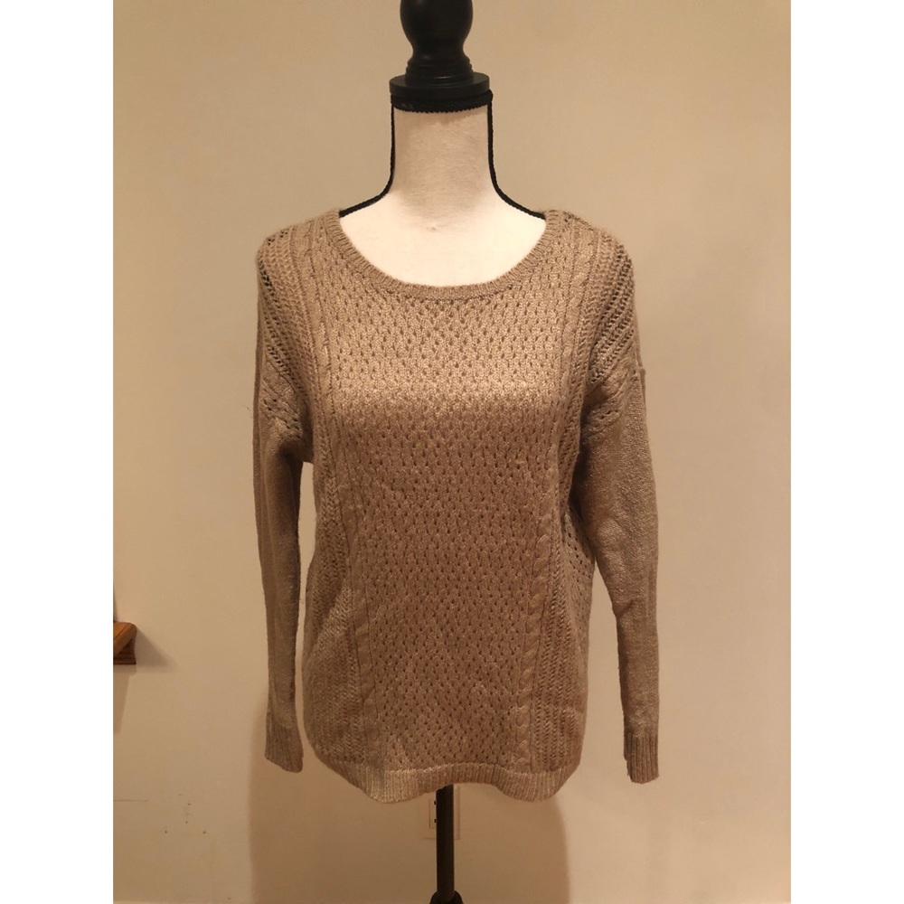 Verve Ami Light Brown Sweater Size Medium
